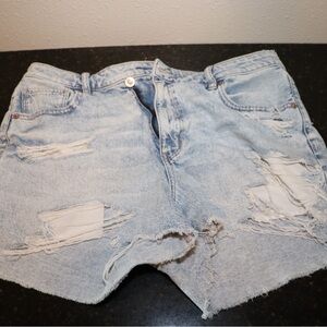 American Eagle Outfitters Light Blue Denim Shorts